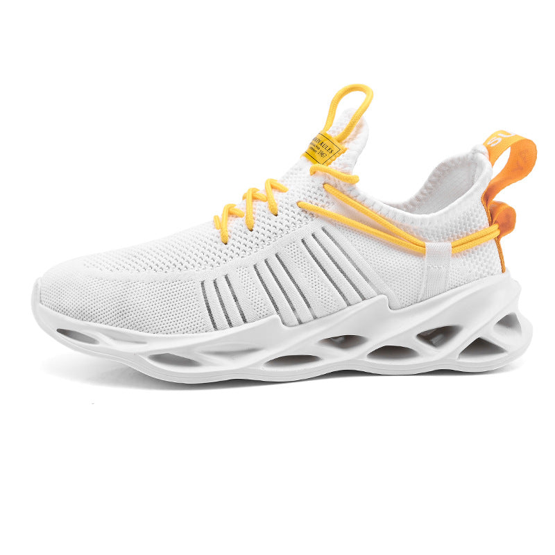Summer Youth Coconut Shoes for Middle and High School Students, Breathable Mesh Blade Edge, Wear-resistant, Non-slip Sports Running Shoes, Casual Trendy Shoes