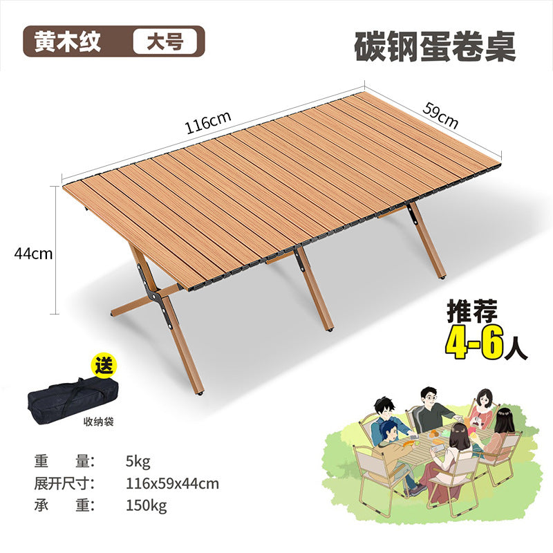 Outdoor Folding Table and Chair Reinforced Kermit Chair