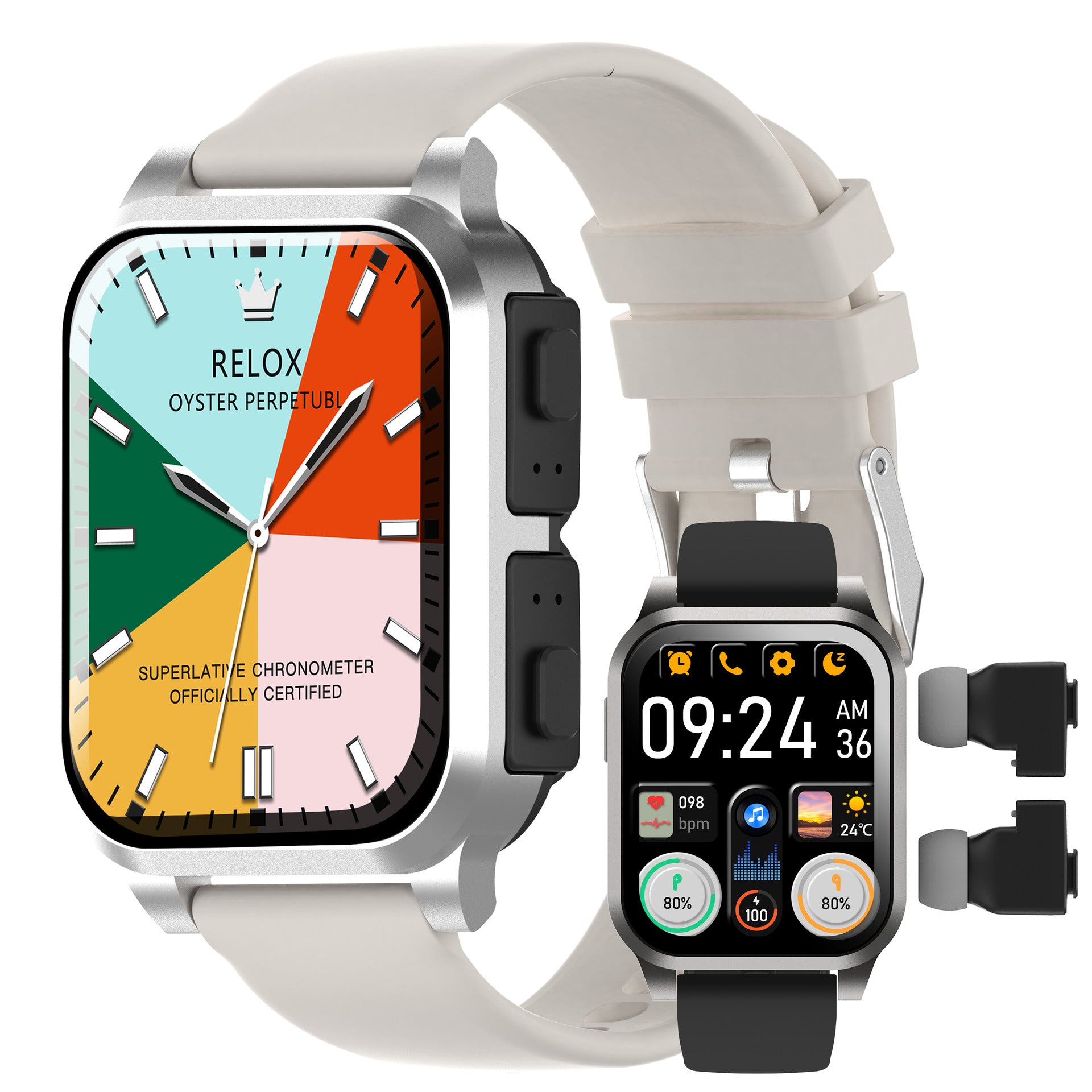 AIMB-Z20Smart Watch2.01inch Bluetooth Call Pedometer Sleep Three-Proof Sports Earphones Wireless