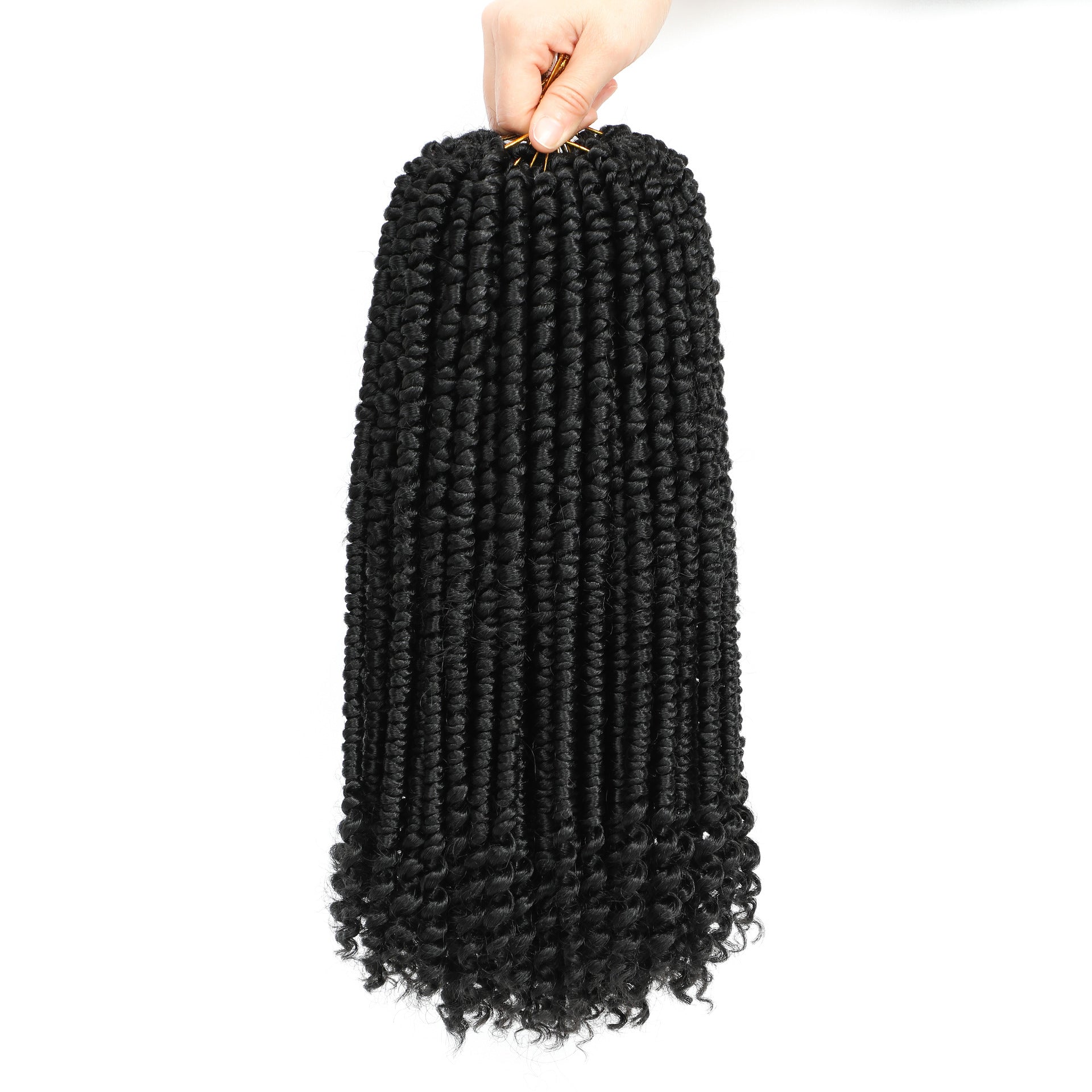 European and American African Synthetic Hair Braids Twist Hair Dreadlock Wig Passion Crochet Double Ponytail
