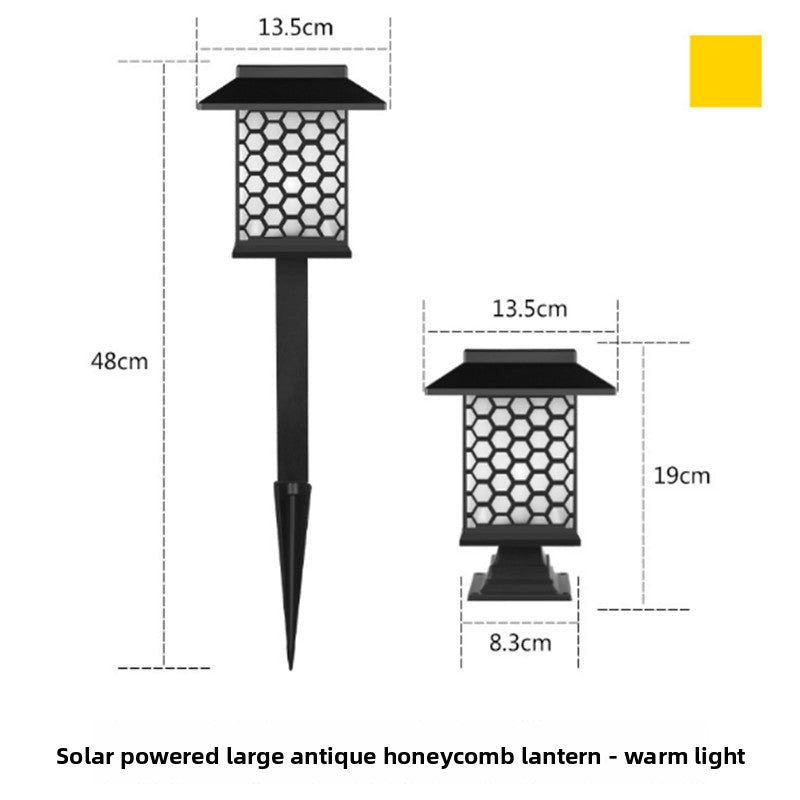 New Solar Lawn Light Garden Light Outdoor Waterproof Garden Villa Ground Light Landscape Decoration Dual-use Street Light