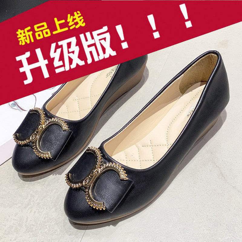 Pumps Women2025Spring New Versatile Women's Loafers British Style Flat Rhinestone Moccasins Durable Sole Women's Shoes