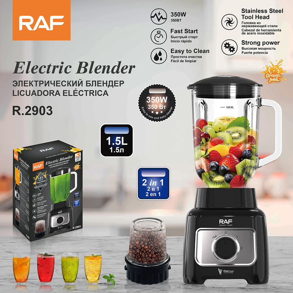 RAF Electric Soy Milk Maker Blender Grinder Ice Smoothie1.5L Blender for Home Use, Juice Maker, Food Processor, Meat Grinder