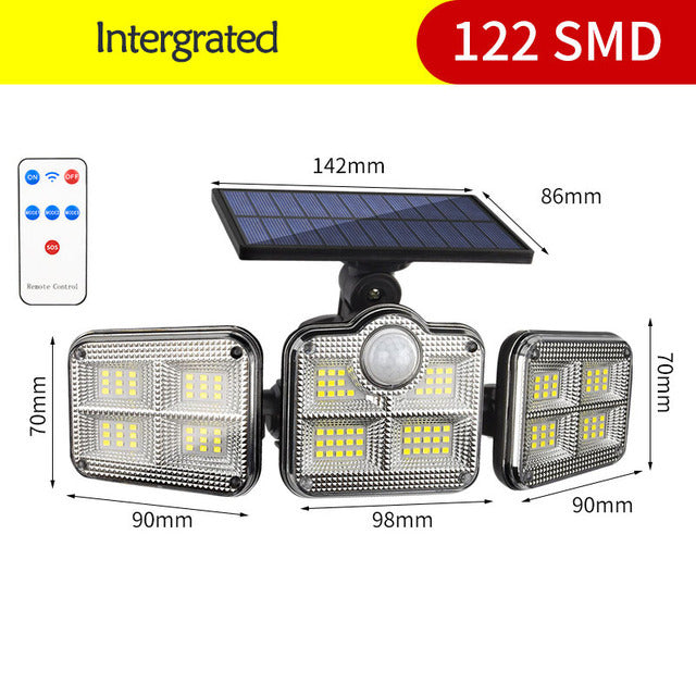 Specialized Outdoor Solar Wall Light LED Split Light Garden Light Garden Light Human Body Sensor Light Street Light