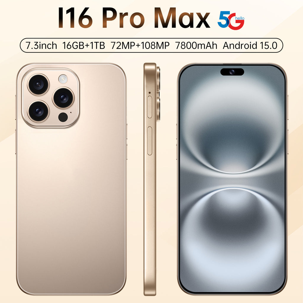 New model exclusive i16 Pro Max Intelligence5G Extra-large Screen Mobile Phone16+1T Overseas Version Direct Source Sale