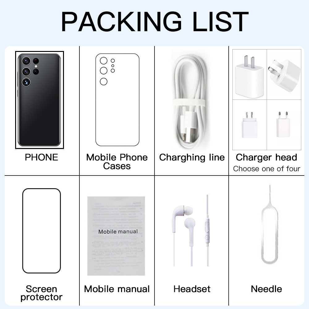 2025Globally Exclusive for Mobile Phones S23Ultra 16+1T In-stock Smartphone Wholesale Factory