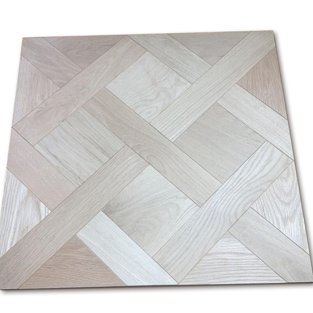 Custom 12mm Square Solid Oak Parquet Flooring | Engineered Wood Panels for Modern Home Office Exterior Use-Waterproof Anti-Slip