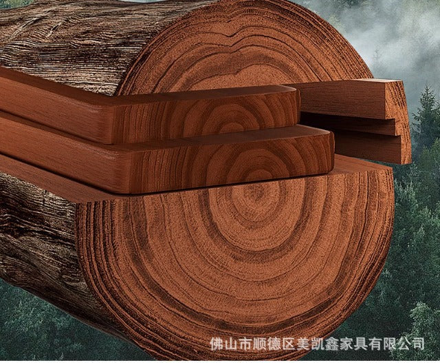 ENF Grade Oak Bookshelf Bookcase Floor-standing Storage Rack Living Room Wall-mounted Integrated Bookcase Storage Cabinet Organizer