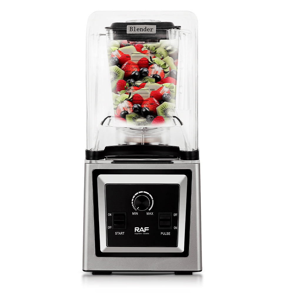 RAF European Standard Grinding2L Meat Grinder Pure Copper Motor Soy Milk Maker Blender ABS Blender with Lid for Home Use PC Cup