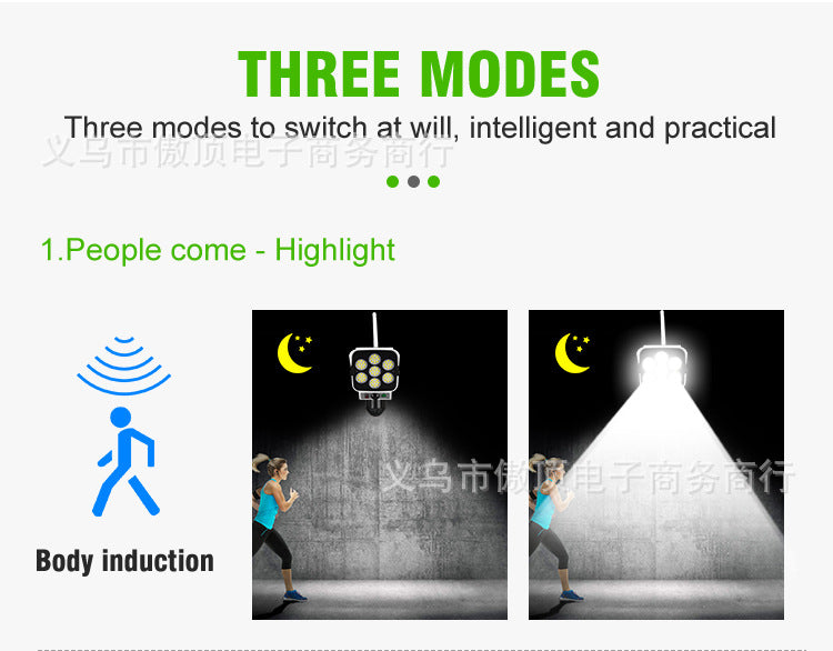 Solar Simulation Surveillance Light Outdoor Lighting LED Human Body Sensor Anti-Theft Light Garden Light Street Light