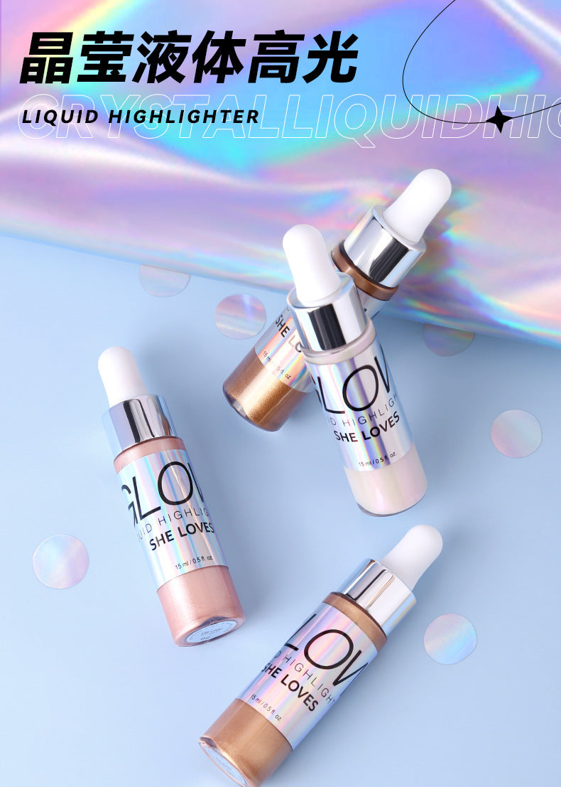 SHELOVES Highlight Liquid Contour Shadow Nose Shadow Diamond Brightening Liquid Face Body Highlight