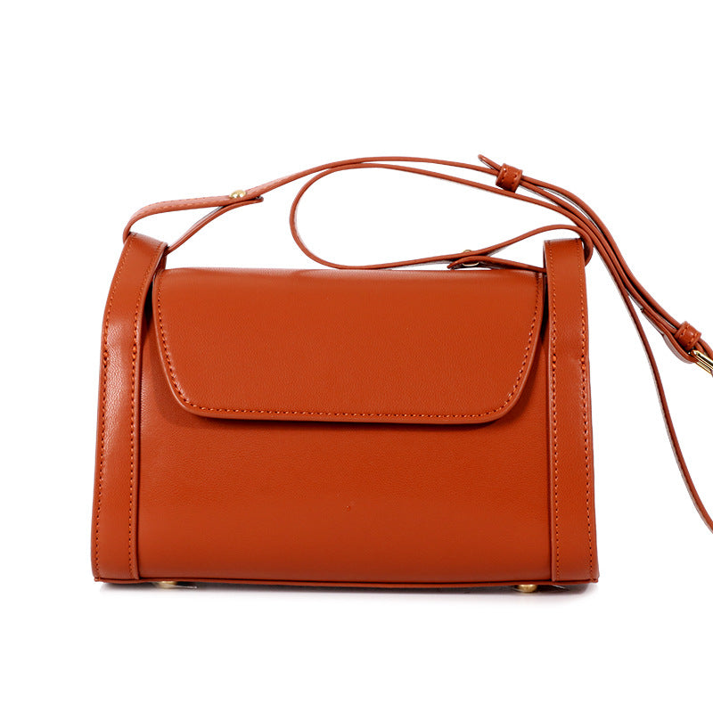 Trolis New Women's Bag2024Vintage Crossbody Bag Stylish Versatile Shoulder Bag Internet Celebrity Texture Small Square Bag