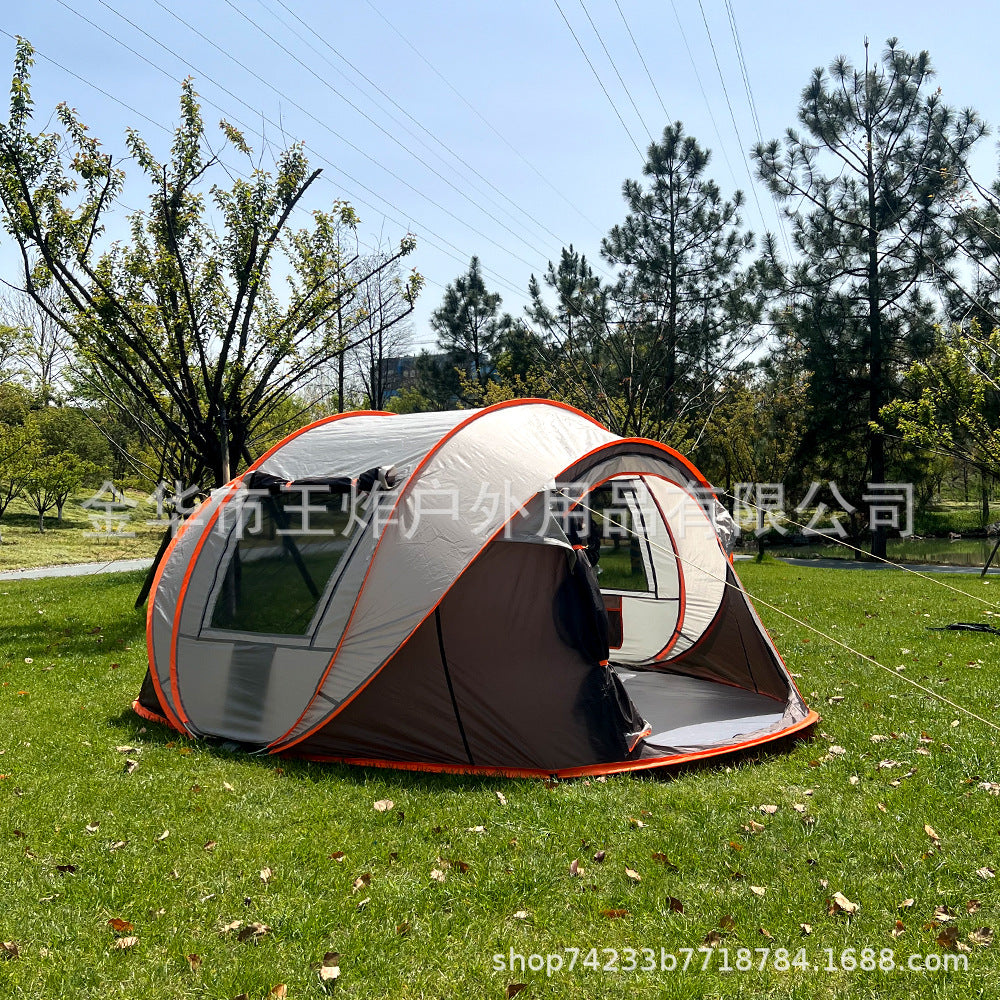 Hot-Selling Fully Automatic Hand-Pull Quick-Open Tent Travel Tent Camping Windproof Rainproof Sunproof Tent