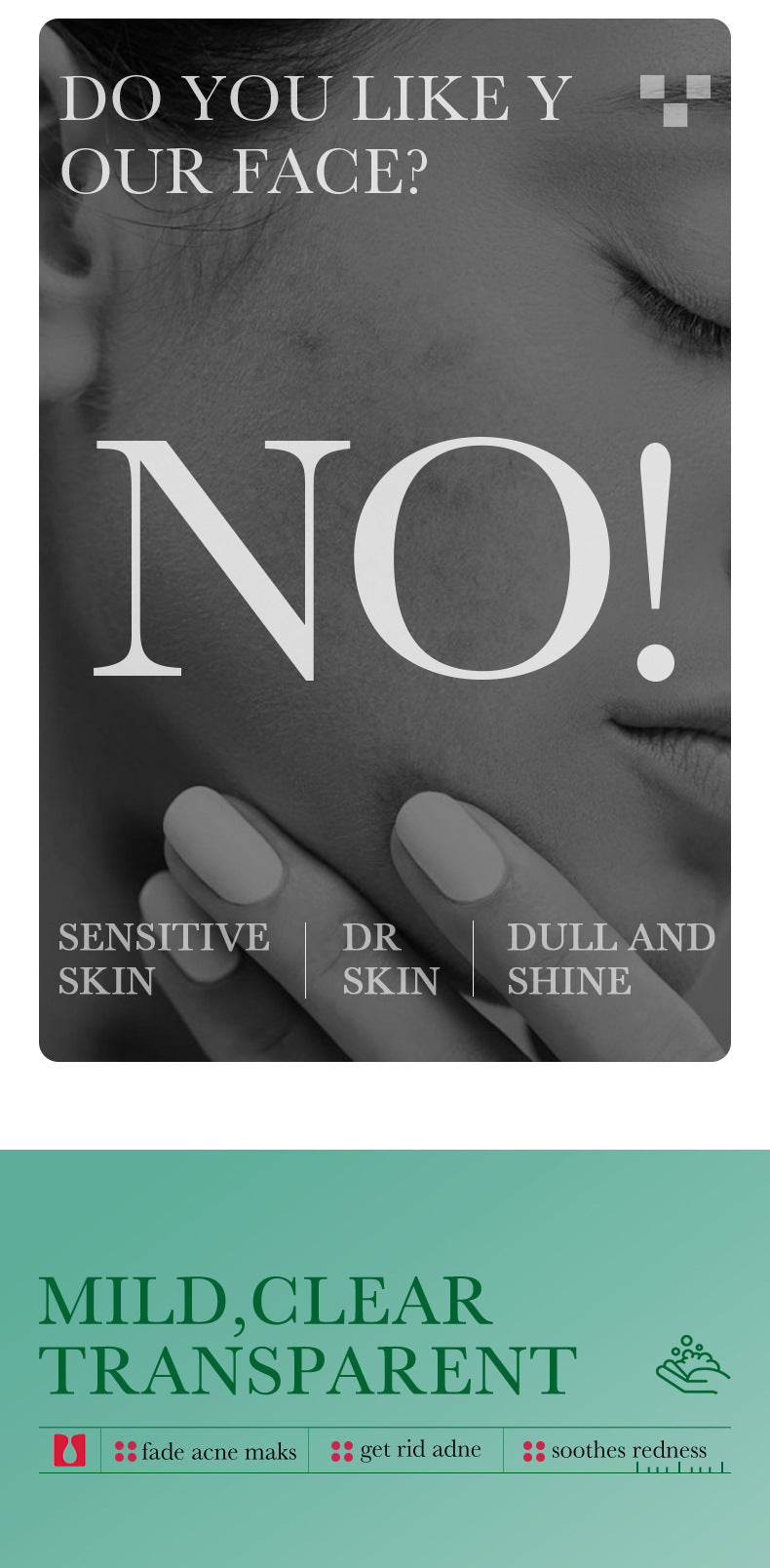 Salicylic Acid Facial Cleanser100g BIOAOUA Deep Cleansing Moisturizing Facial Cleanser  Wholesale