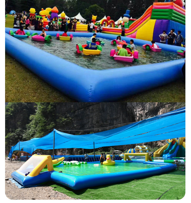 Large Commercial Inflatable Pool Swimming Pool Water Toys Inflatable Toys Water Park Thickened Fishing Pool Manufacturer