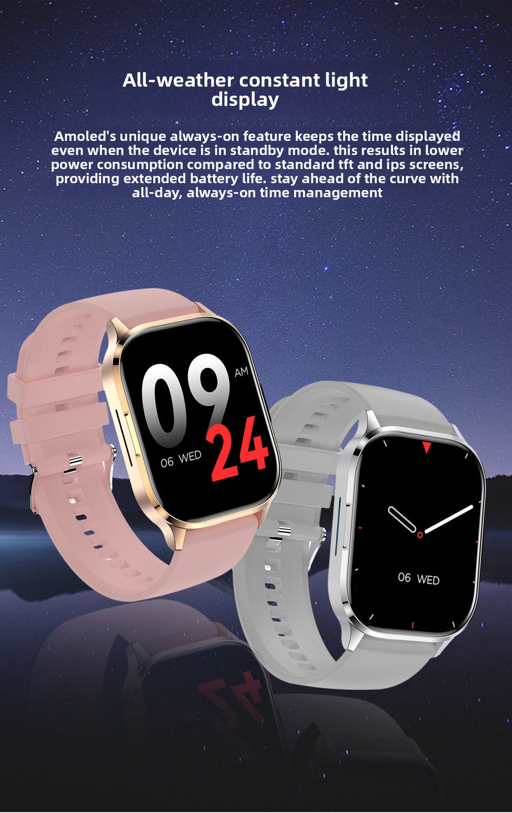 New HK21Smart watch multi-dial switching rotary button NFC Payment led Large Screen Factory