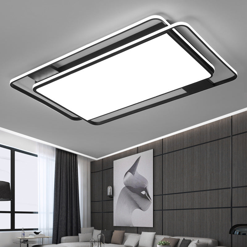 Wholesale led Ceiling Lamp Simple Modern Elegant Home Bedroom Living Room Light2025New Year's Rectangular Light Fixture