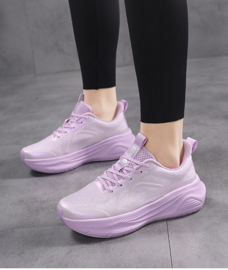 Professional Running Shoes for Men and Women, Spring and Summer New Soft Sole, Lightweight, Shock Absorption, Breathable, Jump Rope, Non-Slip, Marathon Walking Shoes