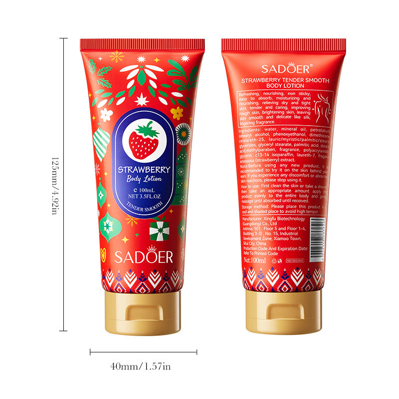Avocado Moisturizing Body Lotion SADOER Autumn and winter moisturizing body cream cross-border foreign trade wholesale