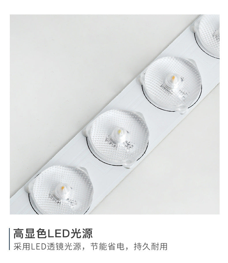 Log LED Ceiling Light Simple Modern Living Room Master Bedroom Dining Room Study Balcony Elegant Solid Wood Japanese Style Lighting