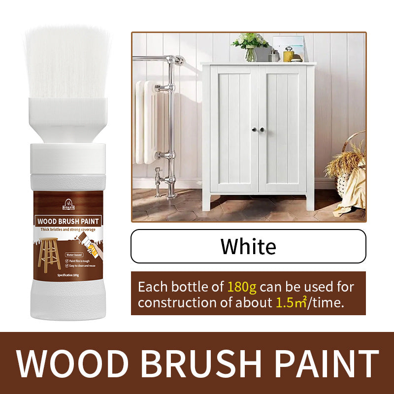 New Product Brush Paint Water-Based Wood Paint Furniture Renovation Bedside Table Wood Coating Paint Renovation Magic Tool