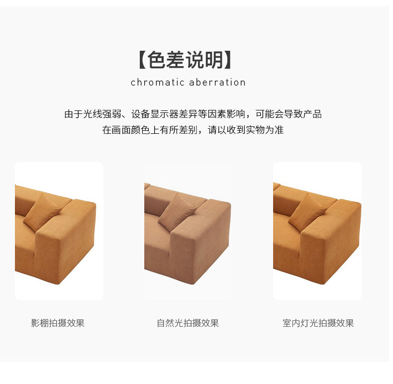 Fully Compressed Sofa Compression Sofa Corduroy Fabric Sofa for Home Living Room Straight Sofa Shipping and tax not included