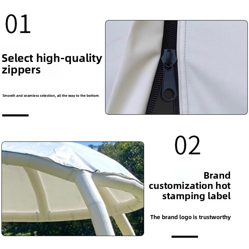 Kaila Outdoor Portable Inflatable Pavilion Round Pavilion Villa Garden Landscape Pavilion Open-air Restaurant Tent