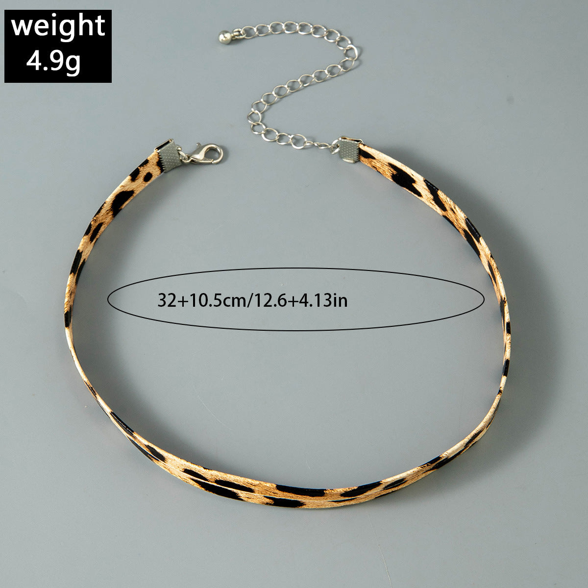 European and American Style Ocean-themed Cross Conch Starfish Pendant Leopard Print Exaggerated Necklace Collarbone Chain Jewelry