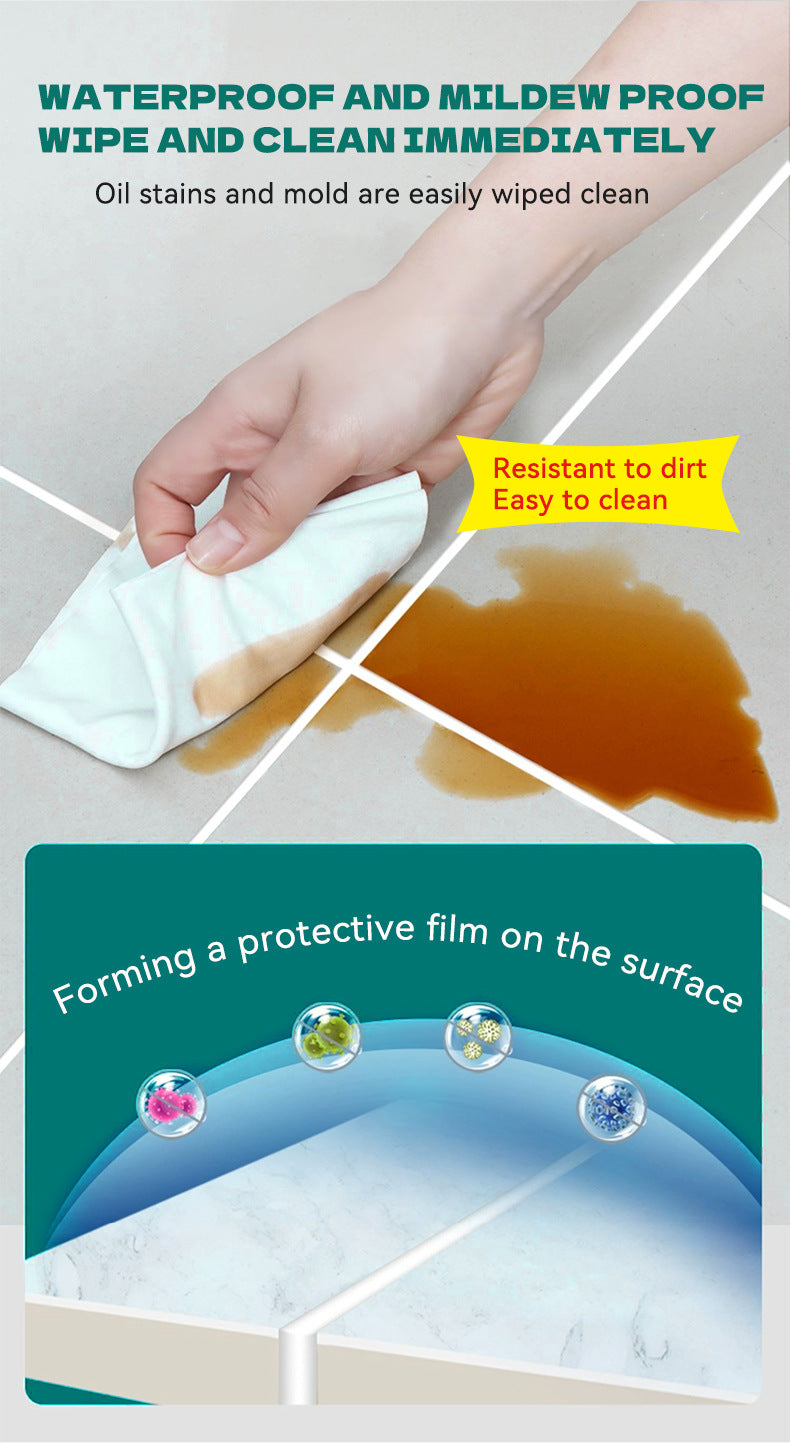 baolisi Aircraft Head Tile Floor Tile Corner Grout Paint Kitchen and Bathroom Sink Toilet Moisture-Proof Grout Agent