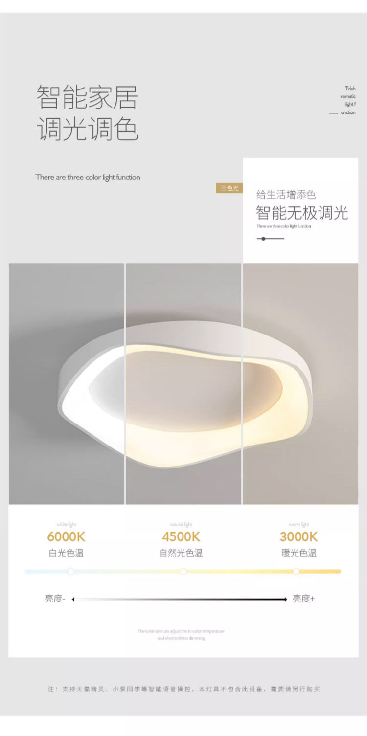 Macaron Ceiling Light Ultra-thin Living Room Lamp Home Decoration Modern Minimalist Bedroom Lamp led Creative Round Shape Ceiling Lamp
