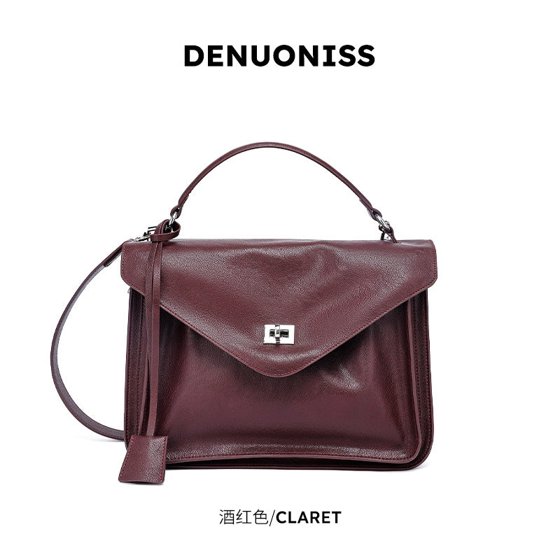 Vintage Tote Bag New Luxury Large Capacity Messenger Bag for Women Fashionable Elegant Single Shoulder Crossbody Bag Handheld Laptop Bag