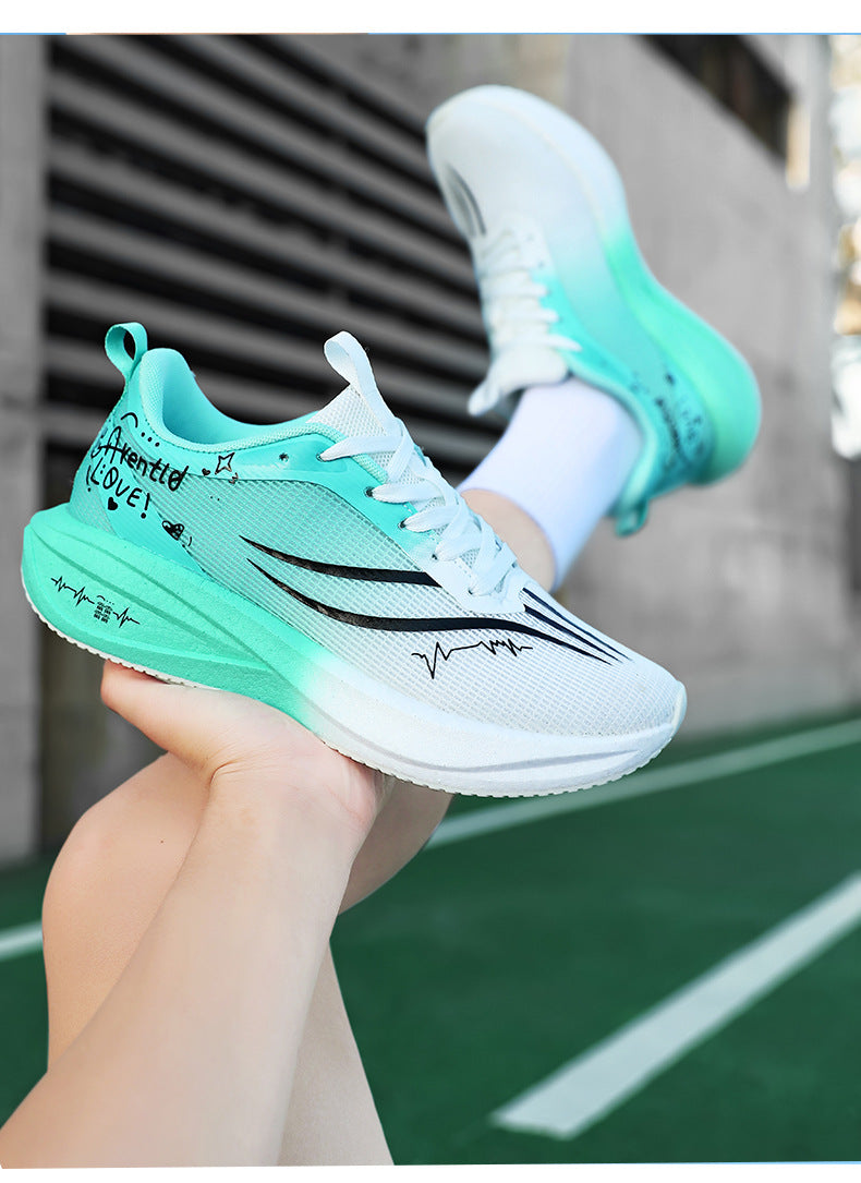 Autumn Winter New Style Feidian Carbon Plate Cushioning Rebound Sports Shoes Casual Fashion Men's Shoes Couple Breathable Comfortable Running Shoes