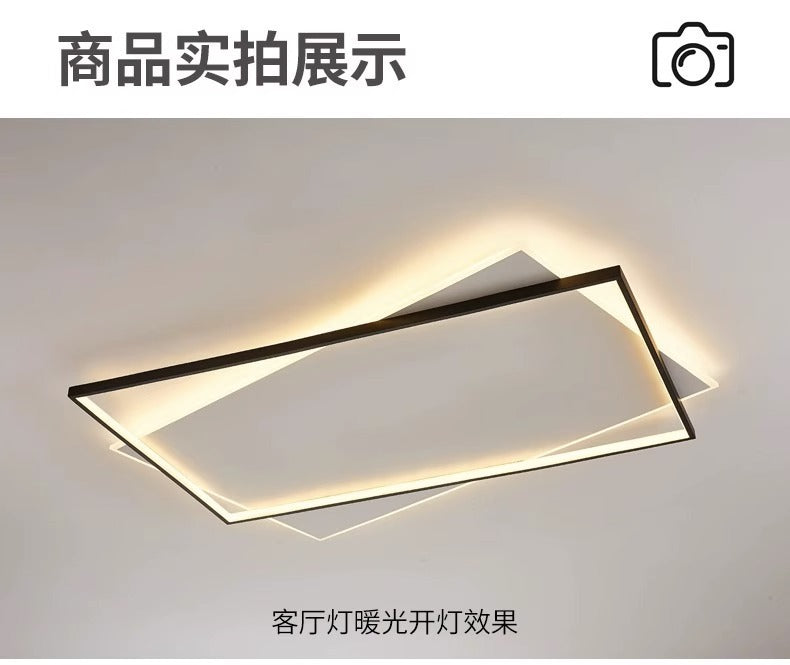 Lamp in the living room led Ceiling Light Modern Simple Elegant Main Light Three Rooms Two Halls Package Combination Lighting Zhongshan Lighting