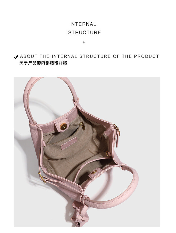 European and American Style Dumpling Handbag Fashion Women's Bag Single Shoulder Bag Versatile Stylish Crossbody Bag Large Capacity High-end Feel
