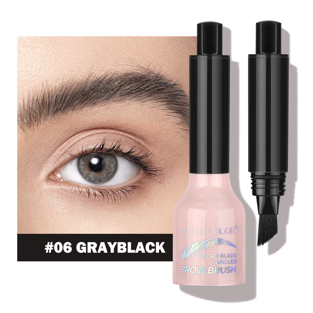 Hot-Selling Eyebrow Dye Cream Large Brush Head Eyebrow Hairline Multi-Use Smudge-Proof Makeup Press Wild Eyebrow Pencil