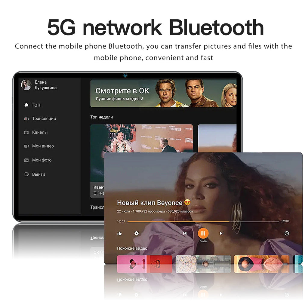 P70 Pro Tablet Pc10Inch Full HD Screen4G/5G Dual SIM Card Call WIFI(Popular)