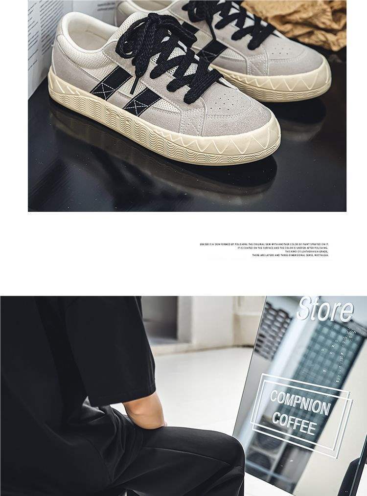 Summer Breathable Shoes Men's Versatile Trendy Shoes2025New low-top sneakers for men Korean style trendy youth casual shoes