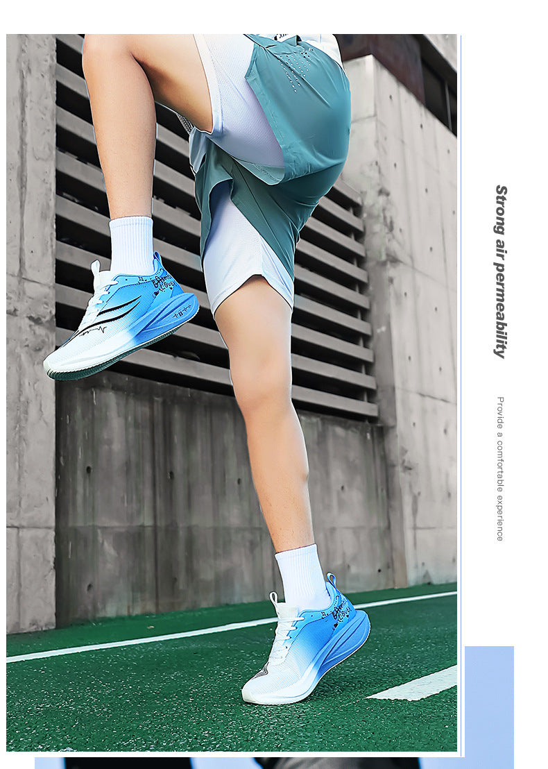 Autumn Winter New Style Feidian Carbon Plate Cushioning Rebound Sports Shoes Casual Fashion Men's Shoes Couple Breathable Comfortable Running Shoes