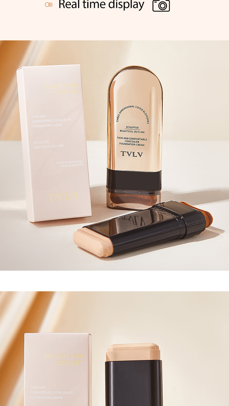 Eraser Double-ended Foundation Cream20g Concealer Moisturizing Long-lasting Makeup Removal Matte Lightweight Foundation