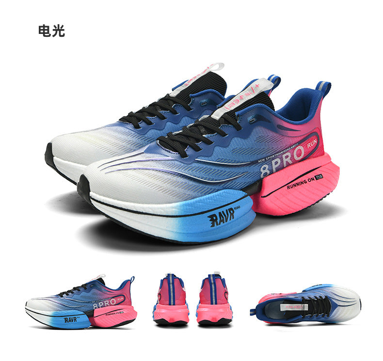 Red Rabbit8pro Carbon Plate Running Shoes Autumn Mesh Ultra-light Breathable Sports Shoes Men and Women Couples All-match Casual Running Shoes