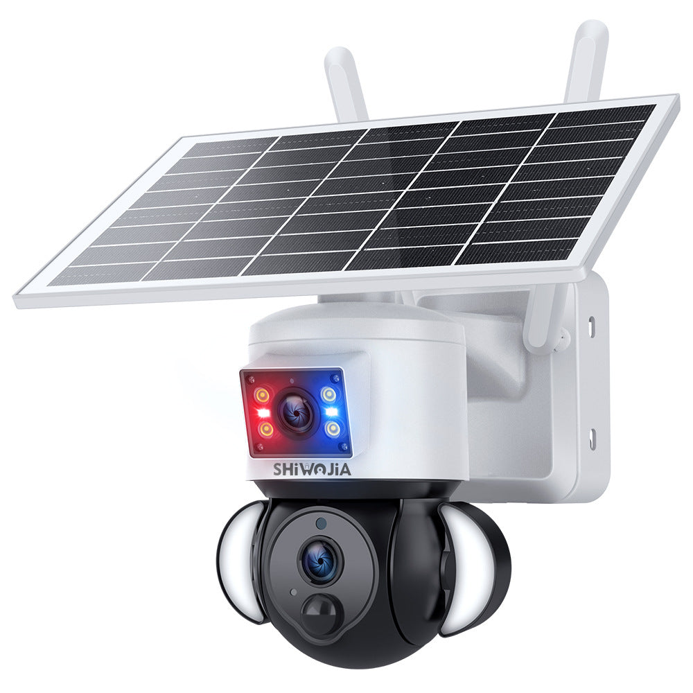 Source Factory Specializes in Solar-Powered Gun Ball Linkage HD600Multi-camera Multi-view Courtyard Surveillance