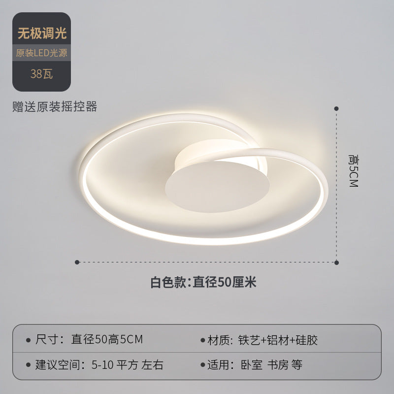 Bedroom light led Modern Minimalist Ceiling Light Internet Celebrity ins Creative Heart-Shaped Home Main Bedroom Study Zhongshan Lighting