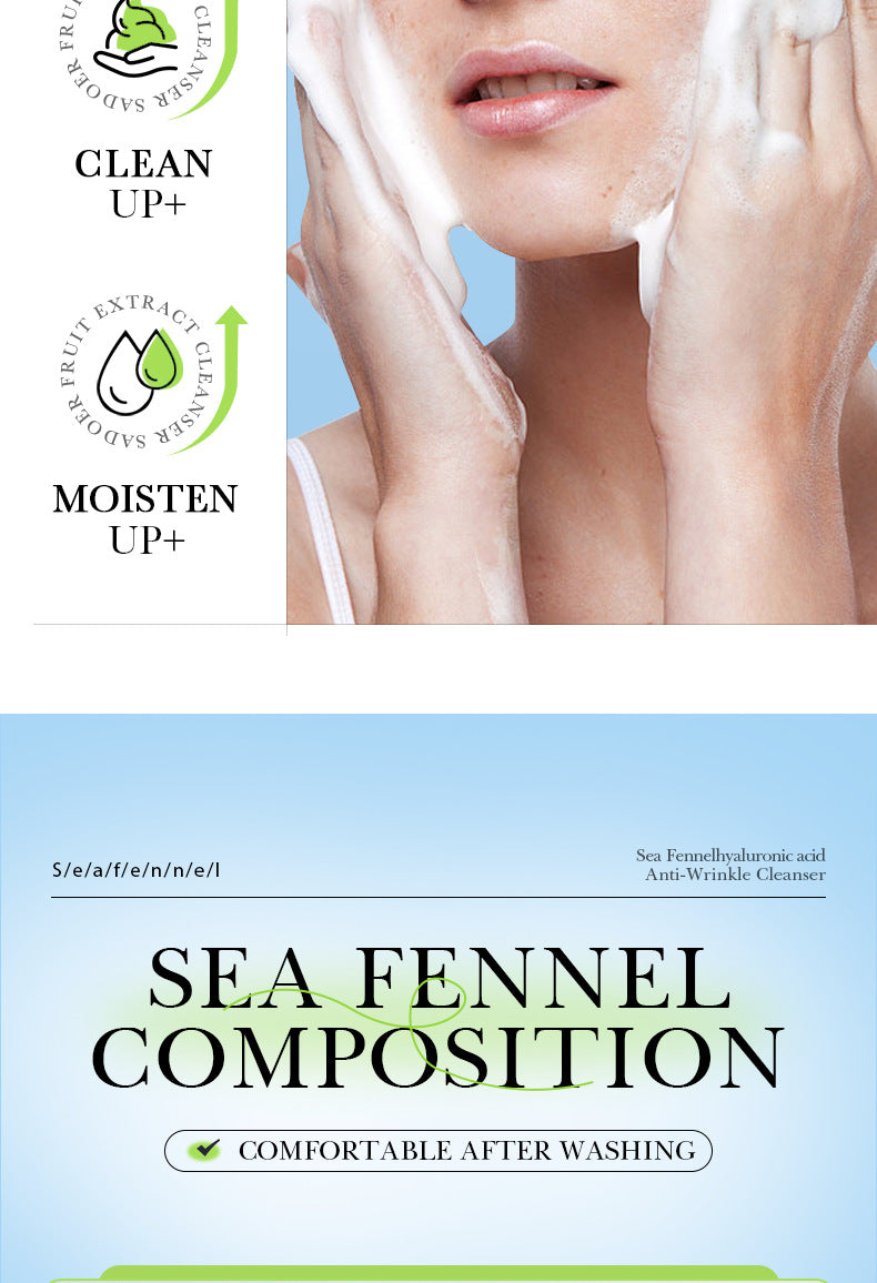 Sea Fennel Hyaluronic Acid Skin Care Set  BIOAOUA Moisturizing Five-Piece Set Cross-Border Wholesale