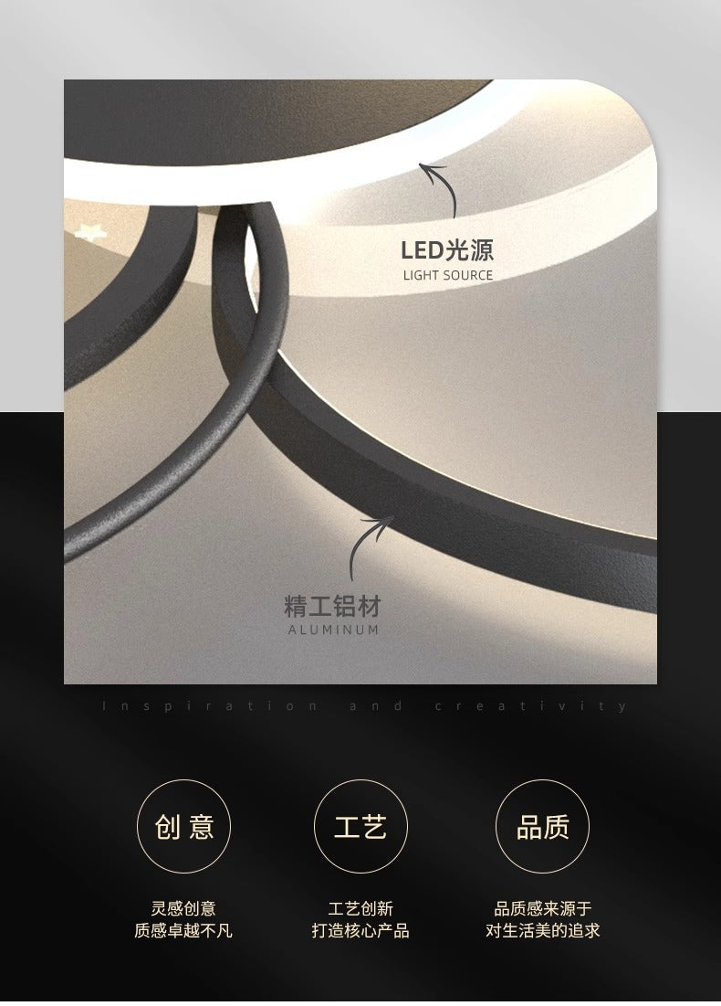 Zhongshan Lamp New Model Living Room Lamp Modern Simple Elegant Full Spectrum High-end Main Lamp Whole House Package Combination Lighting Fixture