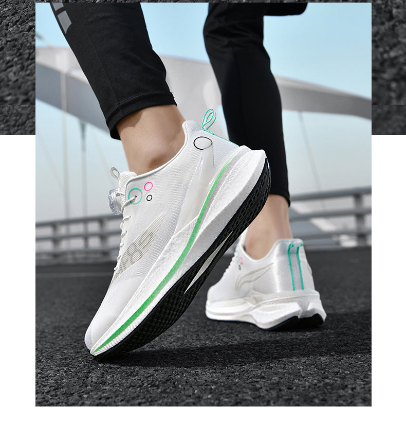 New Chitu Professional Training Running Shoes for Men, Shock Absorption, Racing Carbon Plate Shoes, Couple Style, Non-Slip, Wear-Resistant Sports Shoes