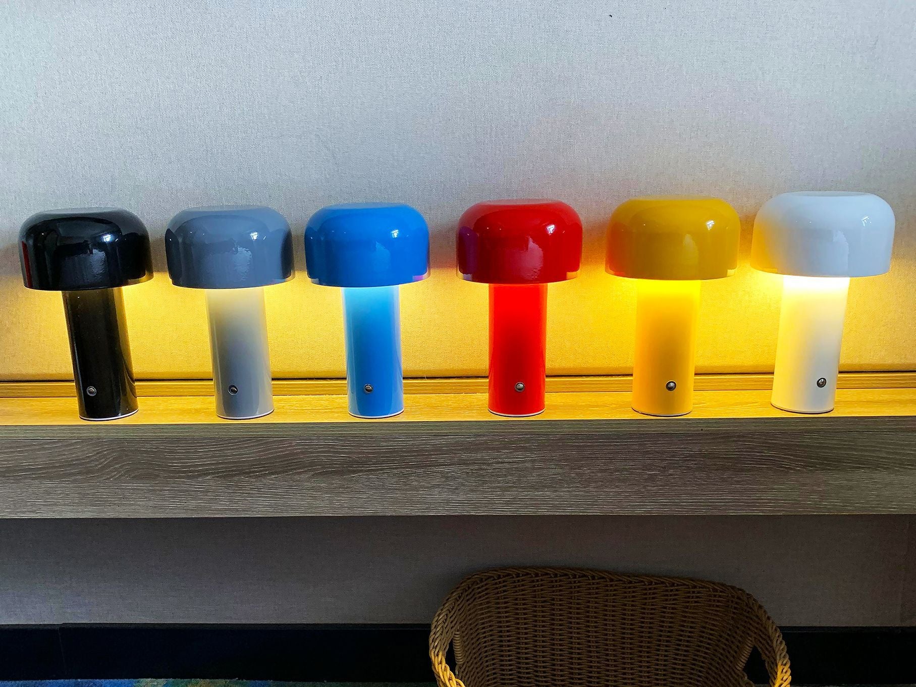 Creative Bellhop Mushroom Lamp led Bedroom bedside bar ambiance usb Rechargeable Decorative Night Light