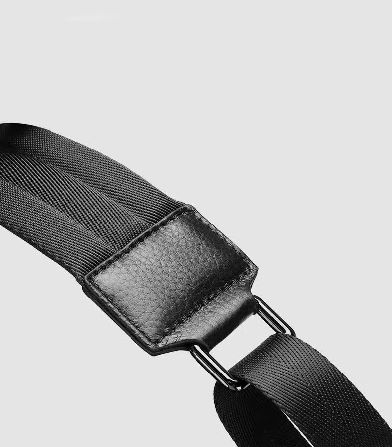 Men's Fingerprint Lock Bag Genuine Leather Business Backpack Men's Fashion School Bag Large Capacity Laptop Bag Travel Backpack