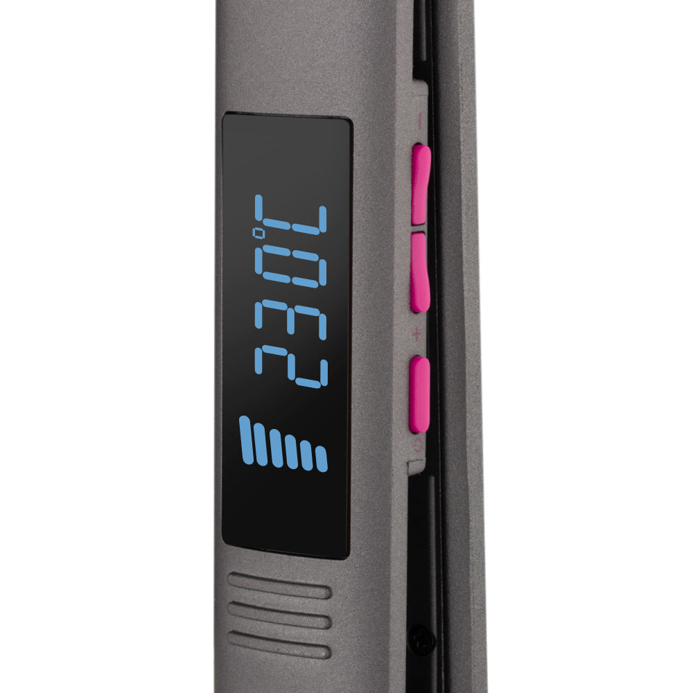 RAF EU Standard Straightening and Curling Hair Iron LCD Portable Curling Iron Home Use Fluffy Multifunctional Curling Wand