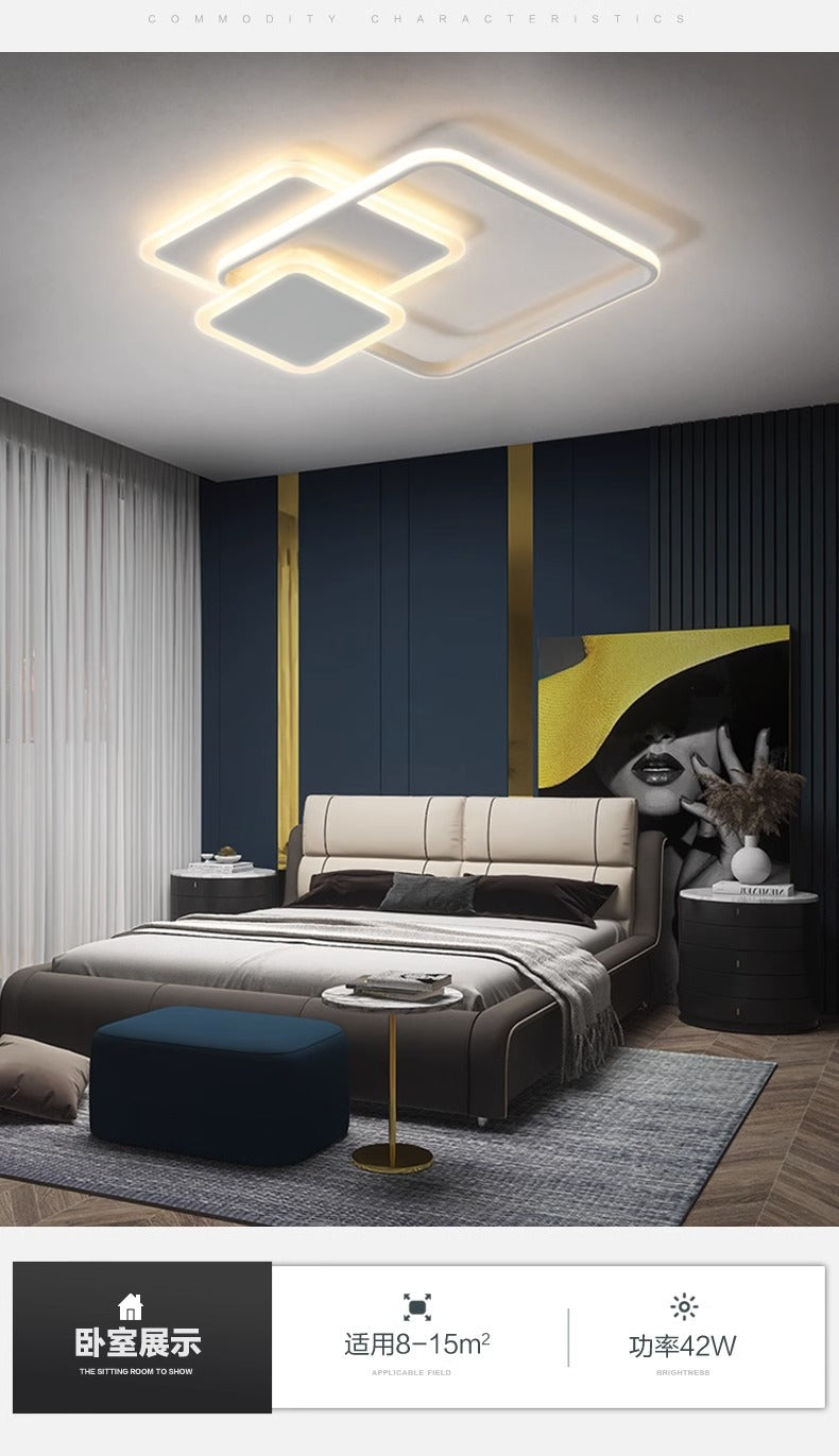 led Bedroom Ceiling Light Master Bedroom Cozy Simple Modern Children's Room Light Luxury Zhongshan Lighting Fashion Room Light