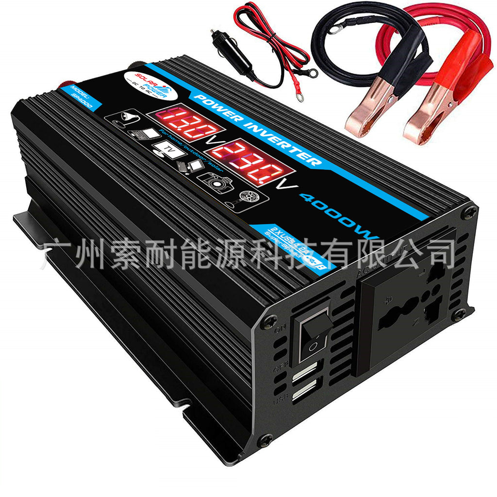 Vehicle Inverter300W 12V Turn110V 220V Dual Voltage Display car inverter Export